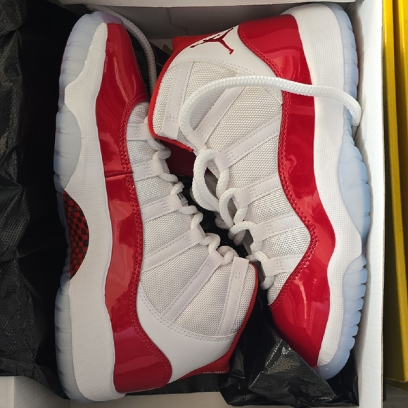 Jordan Red and White Sneakers Iconic Design